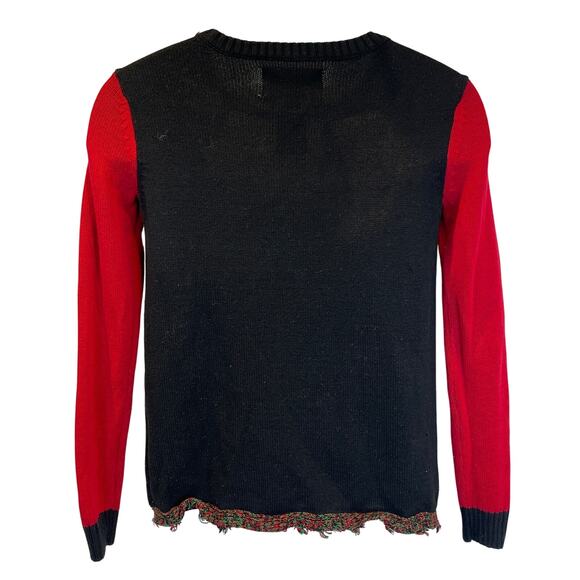 Santa's Little Helper Sassy Baby Reindeer Light Up Ugly Christmas Sweater Size S - Picture 2 of 4